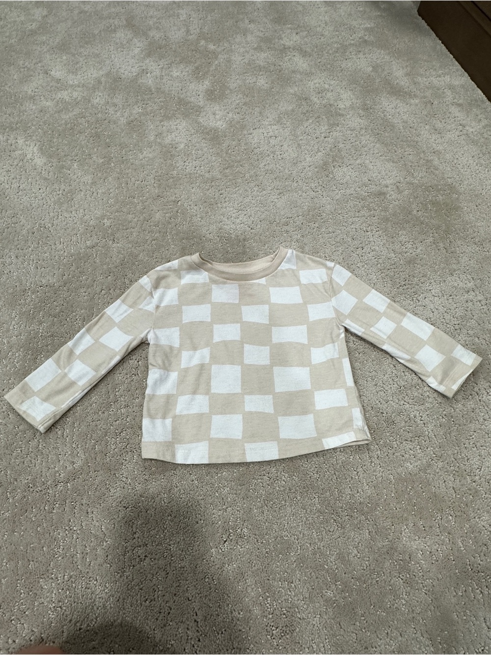 Long Sleeve T-shirt - Beige